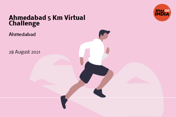 Cover Image of Running Event - Ahmedabad 5 Km Virtual Challenge | Bhaago India
