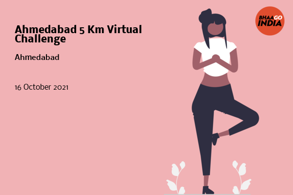 Cover Image of Running Event - Ahmedabad 5 Km Virtual Challenge | Bhaago India