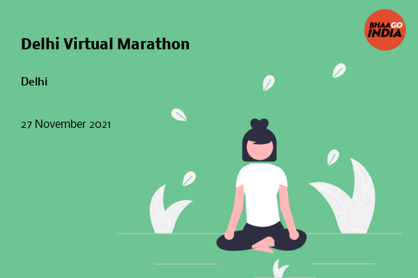 Cover Image of Running Event - Delhi Virtual Marathon | Bhaago India