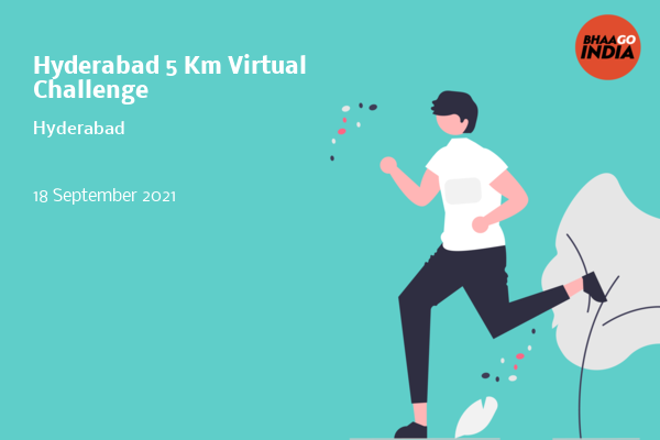 Cover Image of Running Event - Hyderabad 5 Km Virtual Challenge | Bhaago India