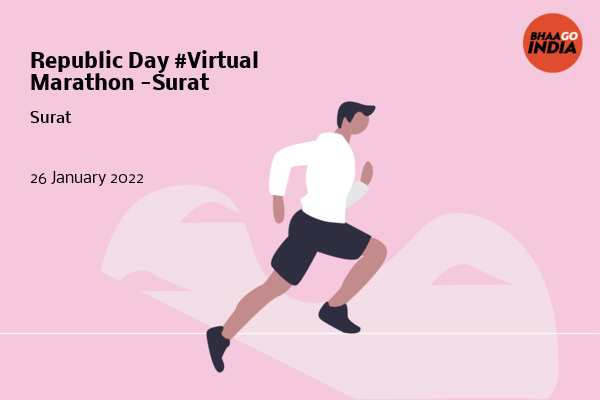 Cover Image of Running Event - Republic Day #Virtual Marathon -Surat | Bhaago India