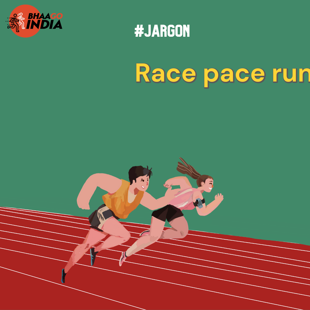 Race pace run Bhaago India